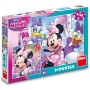 DINO Puzzle 3x55 dílků Disney Minnie a Daisy 18x18cm skládačka 3v1 v krabici