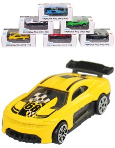 Auto závodní kovové 1:64 různé druhy formule 6cm v krabici