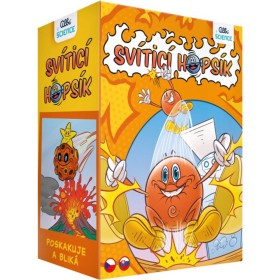 ALBI SCIENCE Svítící hopsík kreativní set výroba hopíků v plechovce