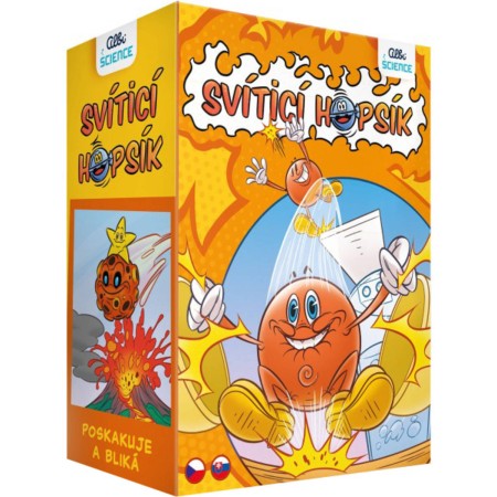 ALBI SCIENCE Svítící hopsík kreativní set výroba hopíků v plechovce