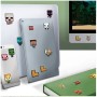 Samolepky vinylové puffy 3D efekt Minecraft set 2 archy (60 samolepek)
