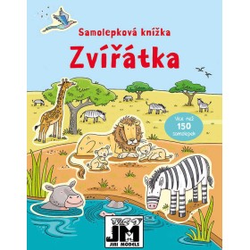 JIRI MODELS Samolepková knížka Zvířátka