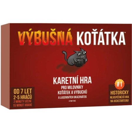 ADC Hra Výbušná koťátka karetní hra *SPOLEČENSKÉ HRY*
