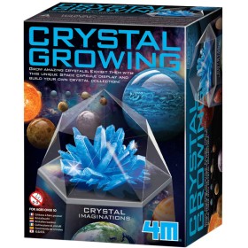 MAC TOYS Krystaly 4M modré experimentální vědecký vzdělávací set