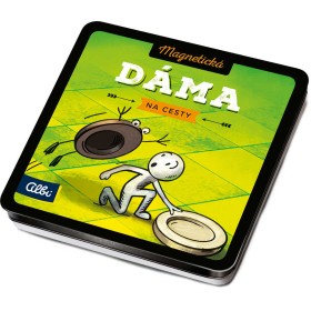 ALBI HRA Dáma magnetická na cesty *SPOLEČENSKÉ HRY*