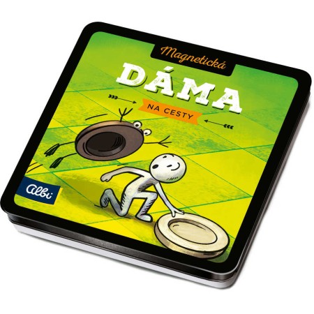 ALBI HRA Dáma magnetická na cesty *SPOLEČENSKÉ HRY*