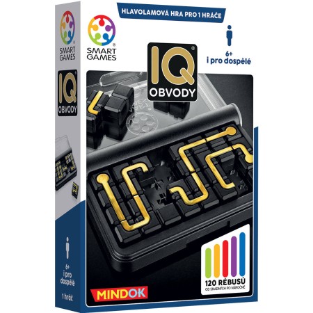 MINDOK HRA IQ Smart Obvody 120 rébusů hlavolam