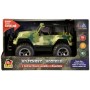Auto Jeep vojenské army vozidlo na setrvačník 23cm na baterie Zvuk CZ plast