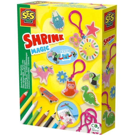 SES CREATIVE Výroba přívěšků na klíče kreativní set s pastelkami