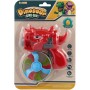 Vrtulky barevné vystřelovací set 3ks s vystřelovačem dinosaurus 4 barvy