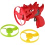 Vrtulky barevné vystřelovací set 3ks s vystřelovačem dinosaurus 4 barvy
