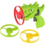Vrtulky barevné vystřelovací set 3ks s vystřelovačem dinosaurus 4 barvy