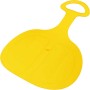 PLASTKON Klouzák Pinguin žlutý dětská sáňkovací lopata na sníh plast
