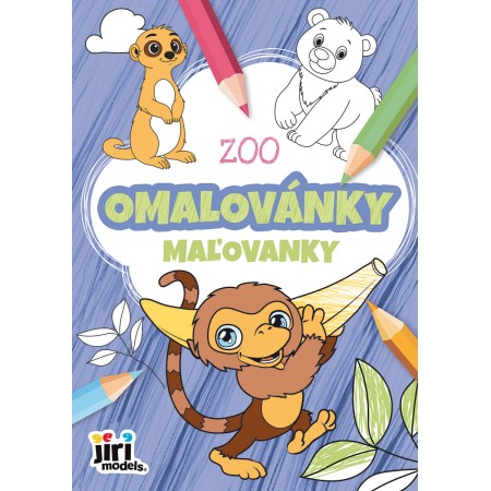 JIRI MODELS Omalovánky A5 Zvířátka ZOO