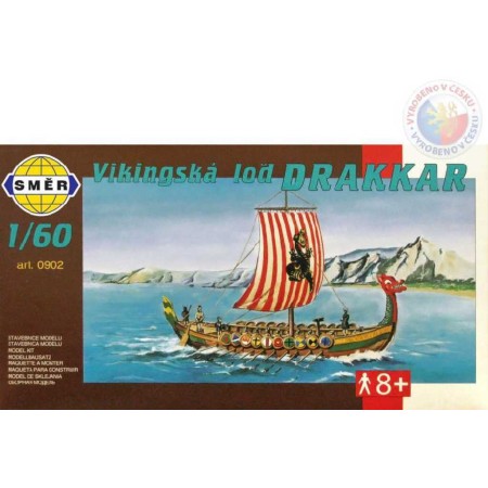 SMĚR Model loď Viking 1:60 (stavebnice lodě)