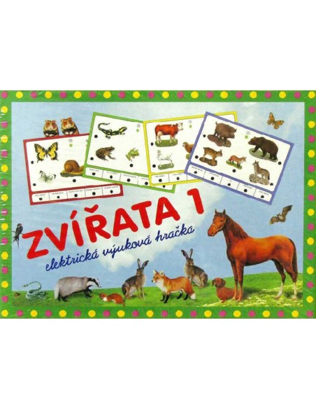 SVOBODA VOLTÍK Hra Zvířata 1 elektronická vědomostní na baterie Světlo