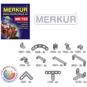 MERKUR ND103 Pásky a oblouky náhradní díly pro stavebnice