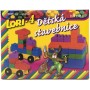 LORI 004 Stavebnice polytechnická 100 dílků plast v krabici 4