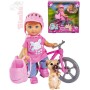 SIMBA Panenka Evička 12cm set s kolem a doplňky v krabici Evi Love
