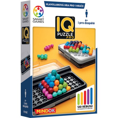 MINDOK HRA logická SMART IQ PUZZLE PRO hlavolamy *SPOLEČENSKÉ HRY*