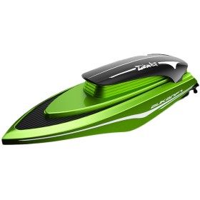 DRIVERO RC Loď zelený motorový člun na dálkové ovládání na baterie