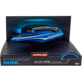 DRIVERO RC Loď modrý motorový člun na dálkové ovládání na baterie