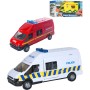 MAC TOYS Auto sanitka ambulance / policie / hasiči 3 druhy na baterie Světlo Zvuk