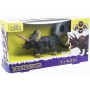 MAC TOYS RC MANAGA Triceratops dinosaurus na vysílačku na baterie Světlo