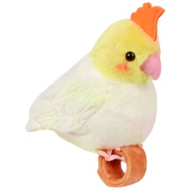 STEPPOS Pták papoušek opakující a zpívající na ruku REC na baterie Zvuk PLYŠ