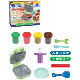 MAC TOYS Modelína veselá Burger kreativní set s nástroji výroba hamburgeru