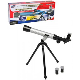 MAC TOYS Teleskop dětský hvězdářský astronomický dalekohled 2 barvy