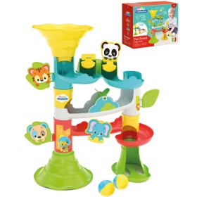 CLEMENTONI Dráha barevná kuličková se zvířátky plast v krabici