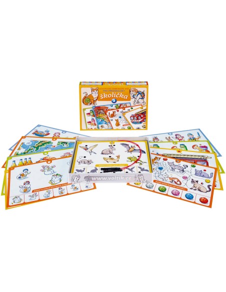 SVOBODA VOLTÍK Hra Školička 2 elektronická vědomostní na baterie Světlo