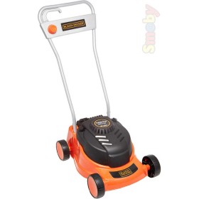SMOBY Black and Decker sekačka zahradní dětská 35x56x23cm černooranžová plast