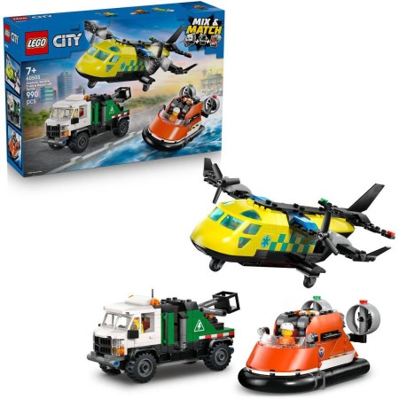 LEGO CITY Remix: Letadlo, servisní vůz a vznášedlo 60505 STAVEBNICE