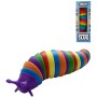 MAC TOYS Šnek duhový fidget toy slimák antistresový plast