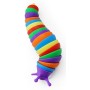 MAC TOYS Šnek duhový fidget toy slimák antistresový plast