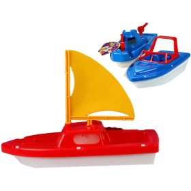 Lodička 28cm plastová do vody 28cm motorový člun 3 druhy