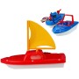 Lodička 28cm plastová do vody 28cm motorový člun 3 druhy