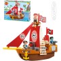 ECOIFFIER Baby Abrick loď pirátská herní set se 2 figurkami plast pro miminko