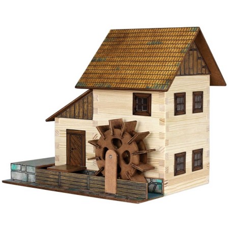 WALACHIA Vodní mlýn W16 Hobby Kit DŘEVĚNÁ STAVEBNICE