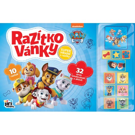 JIRI MODELS Razítkovánky Tlapková Patrola omalovánky + 10 razítek