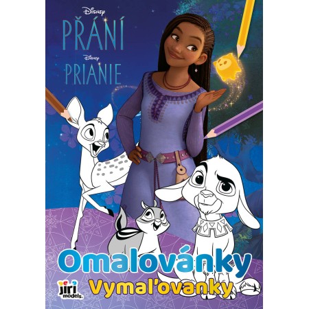 JIRI MODELS Omalovánky A4 Disney Přání