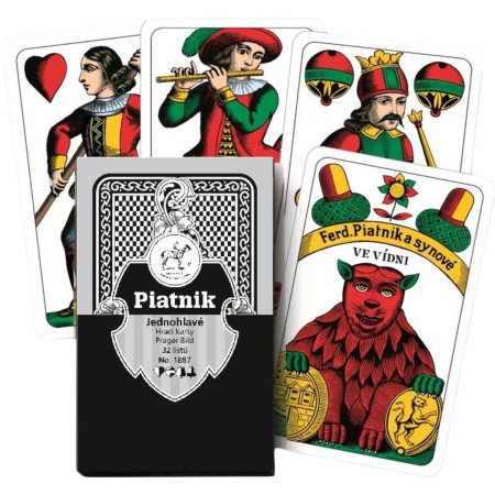 PIATNIK Hra Karty Mariáš 32 listů jednohlavý *SPOLEČENSKÉ HRY*