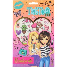 Tetování Besties dívčí tetovačky set 2 archy pro holky