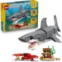 LEGO CREATOR Divoký žralok a truhla s pokladem 3v1 31381 STAVEBNICE