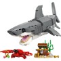 LEGO CREATOR Divoký žralok a truhla s pokladem 3v1 31381 STAVEBNICE