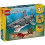 LEGO CREATOR Divoký žralok a truhla s pokladem 3v1 31381 STAVEBNICE