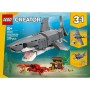 LEGO CREATOR Divoký žralok a truhla s pokladem 3v1 31381 STAVEBNICE