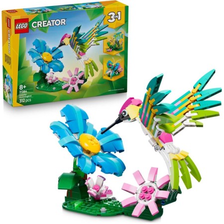 LEGO CREATOR Divoká zvířata: Barevný kolibřík 3v1 31384 STAVEBNICE